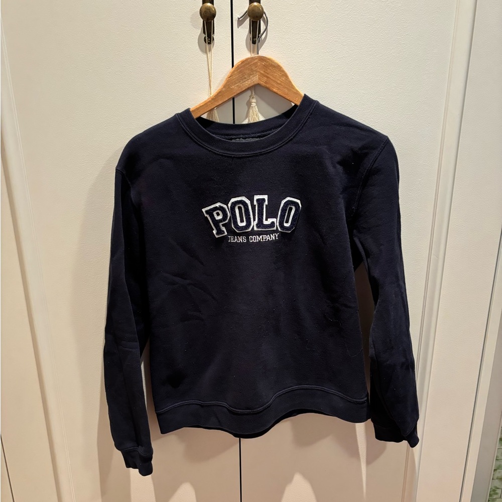 90s Navy Vintage Polo Sport Crewneck Sweatshirt